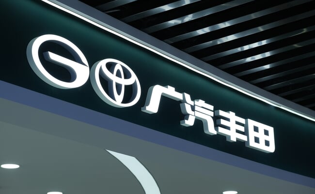 Shanghai,china-march.4th,2023:,Close,Up,Gac,Toyota,Motor,Co.,,Ltd.,Logo.