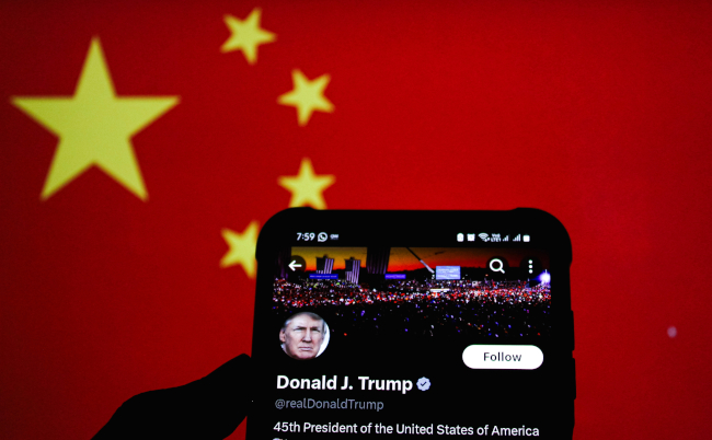 In,This,Photo,Illustration,,X,Page,Of,Donald,J.,Trump