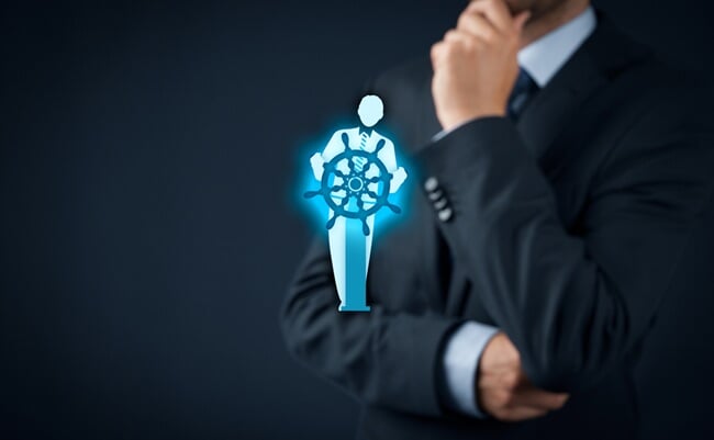 Business,Improvement,And,Development,Concept.,Captain,(symbol,Of,Team,Leader)