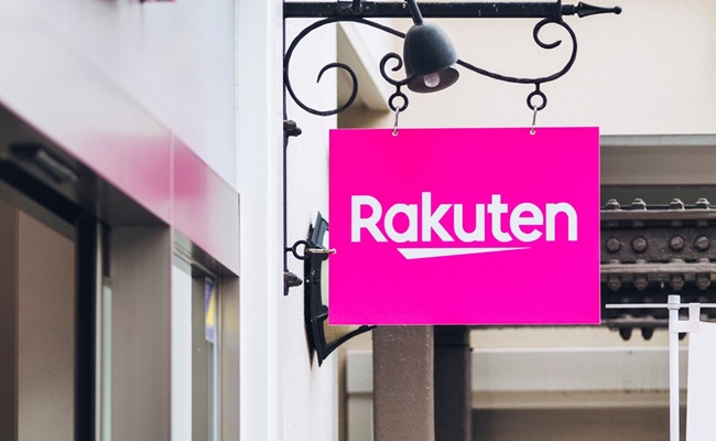Osaka,japan,-,June,16,2022:rakuten,Logo.,Rakuten,Mobile,Is,A,Mobile