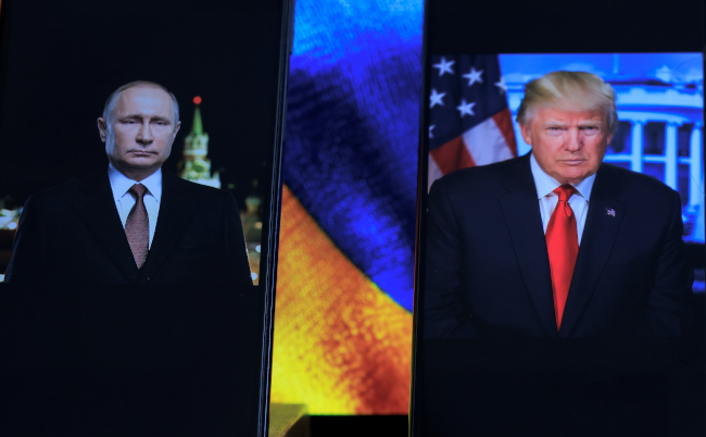 President,Of,The,United,States,Donald,Trump,With,Russian,President