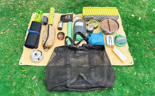 モンベル　メッシュトートバッグ　L mont-bell メッシュトートバッグL - クリアウォーターカヤックス