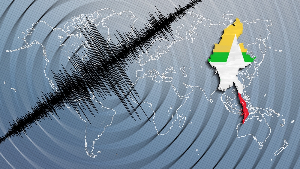 Seismic,Activity,Earthquake,Myanmar,Map,Richter,Scale