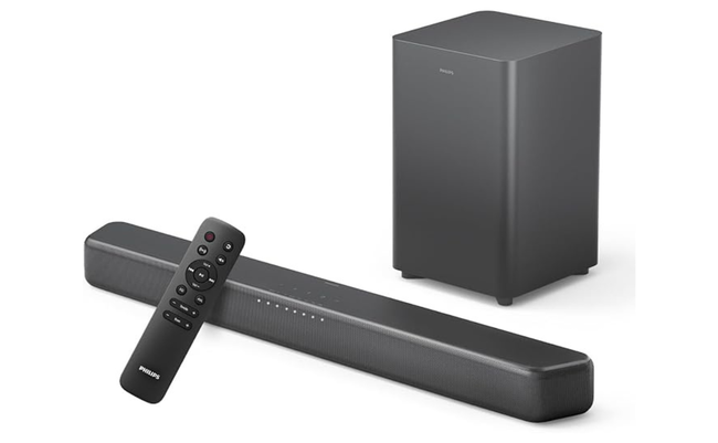 【未開封品】PHILLIPS サウンドバー 臨場感あふれるサウンド体験！PHILIPSのサウンドバー 2.1が51
