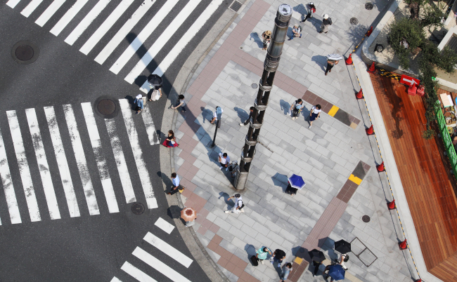 Tokyo,,Japan,-,August,3,,2018:,Overhead,View,Of,A