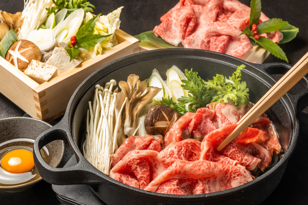 Japanese,Gourmet,That,Sukiyaki,Of,The,Japanese,Beef