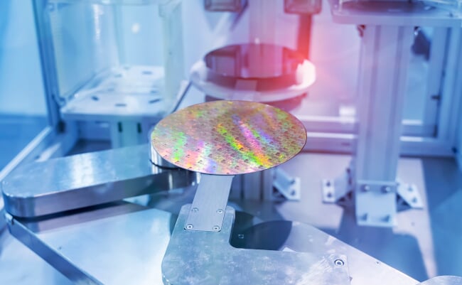 Silicon,Wafers,And,Microcircuits,With,Automation,System,Control,Application,On