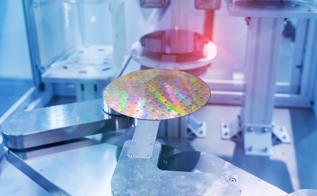 Silicon,Wafers,And,Microcircuits,With,Automation,System,Control,Application,On