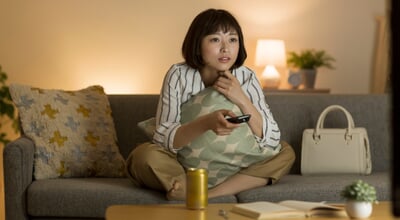 Young,Woman,Spending,Time,At,Home