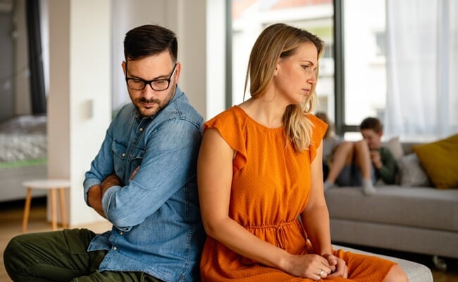 Unhappy,Couple,Having,Argument,At,Home.,Family,,Problem,,Quarell,People