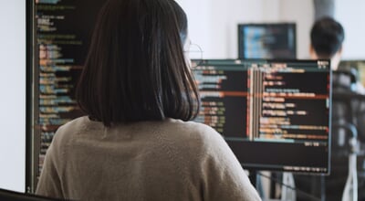 Young,Adult,Asian,Male,,Female,Software,Developer,Coding,Program,On