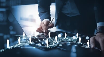 Businessmen,Using,Digital,Tablet,For,Digital,Marketing,Plan,And,Business