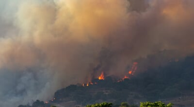 Córdoba,,Spain;,July,22,,2025:,Extinguishing,The,Fire,In,The