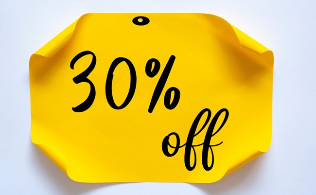 30%,Off,Discount,Sticker.,Sale,Yellow,Tag,Isolated.,Discount,Offer