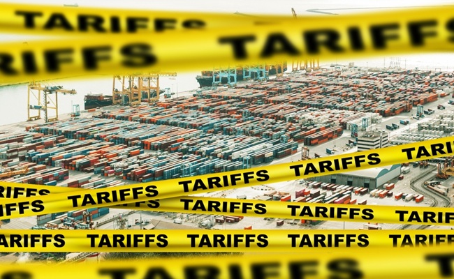 Economic,Tariffs,Concept.,America,Tariffs,On,Eu.,Crisis,,Trade,And