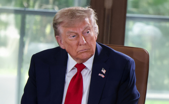 Us,President,Donald,Trump,Attends,A,Working,Session,During,The