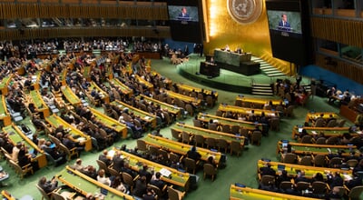 New,York,,Usa,-,September,22,,2025:,Emmanuel,Macron,Speaks