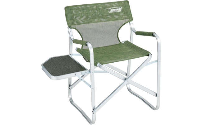 Coleman サイドテーブル付き折りたたみチェア サイドテーブル付きで“くつろぎ格上げ”のコールマン折りたたみチェア