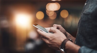 Man,,Typing,Hands,And,Phone,Internet,For,Social,Media,,Email