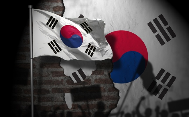 Protester,And,Demonstration,In,South,Korea