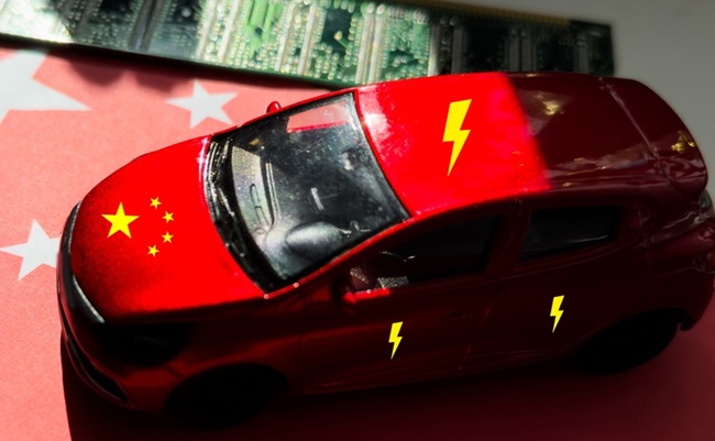 Electric,Cars,Made,In,Usa,,Eu,And,China.,Duty,For