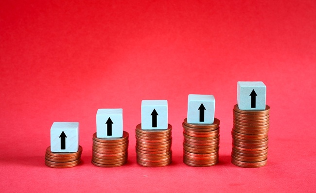 Business,Concept,For,Financial,Growth,,Interest,Rate,Increase,,Inflation,,High