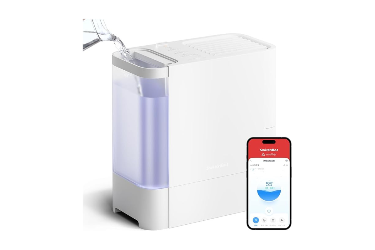 朝まで潤う！7つの抗菌＆音声操作のSwitchBot加湿器が今なら30%オフ