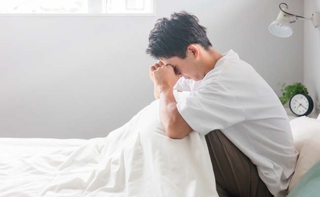 Man,Suffering,From,Stress,,Cold,,Depression,,Fatigue,And,Refusal,To