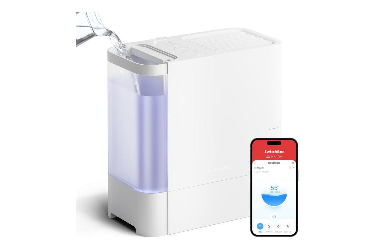 ズボラさん歓喜！給水は3日に1度、フィルターは洗濯機で洗える