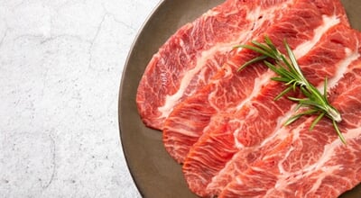 Rare,Sliced,Wagyu,Beef,With,Marbled,Texture.,Japanese,And,Korean