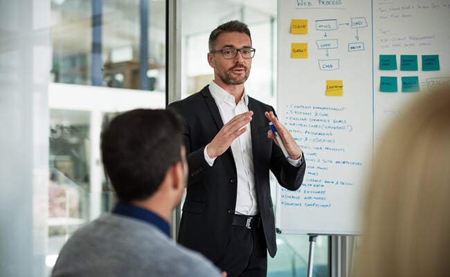 Man,,Presentation,And,Business,Strategy,For,Planning,,Budget,And,Project