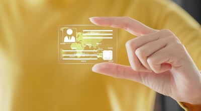 Digital,Identification,Or,Digital,Id,Concept.,Accessing,Databases,By,Digital