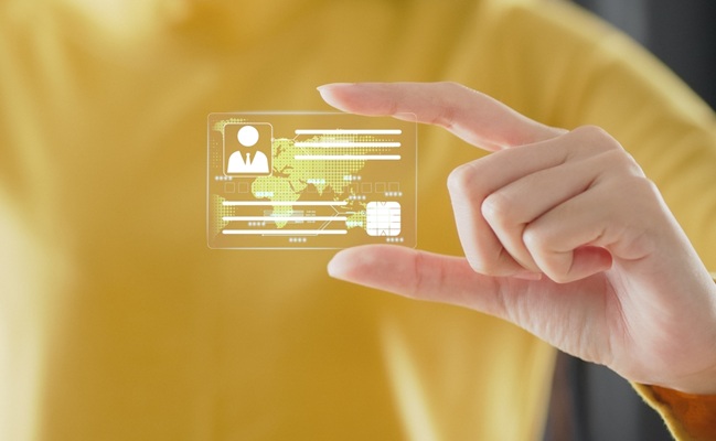 Digital,Identification,Or,Digital,Id,Concept.,Accessing,Databases,By,Digital