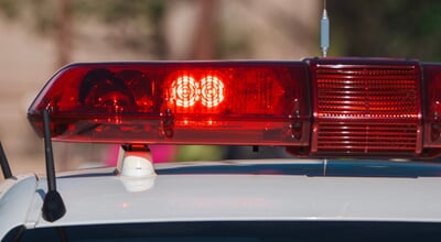 Closeup,Of,Siren,Lamp,On,Police,Car