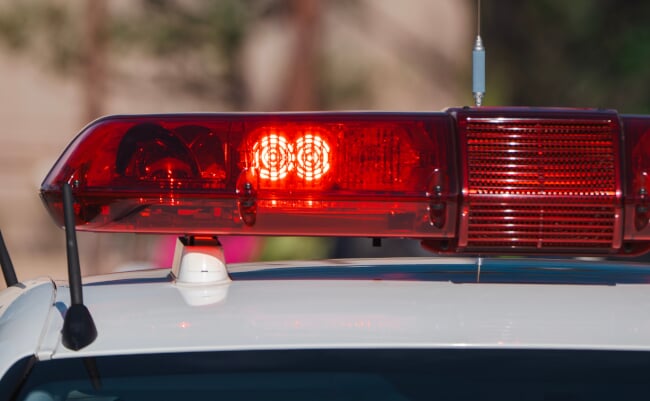 Closeup,Of,Siren,Lamp,On,Police,Car