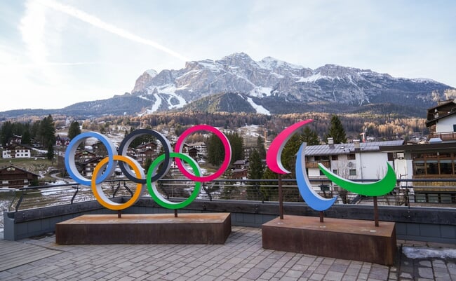 Cortina,D'ampezzo,,Italy,-,December,12,,2025:,The,Logo,With