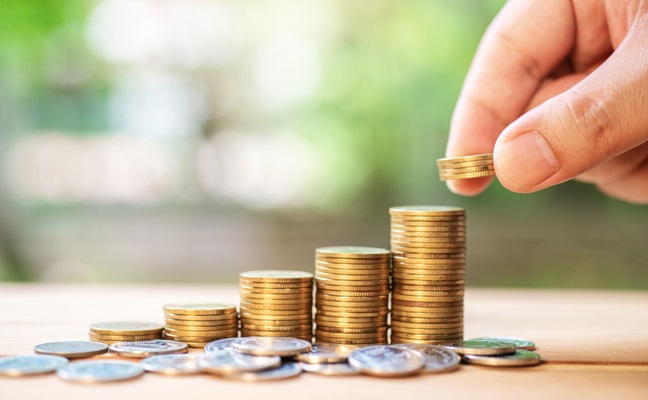 Save,Money,With,Stack,Coin,For,Growing,Your,Business,,