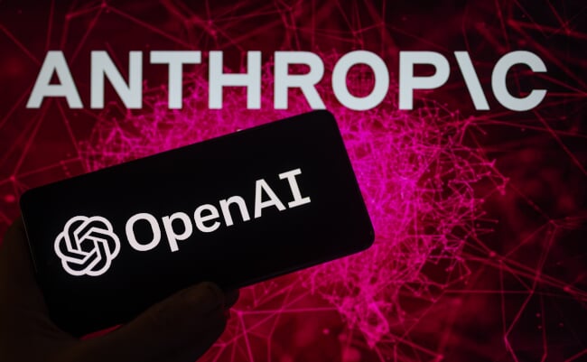 Openai,Displayed,On,A,Smartphone,With,Anthropic,Seen,In,The