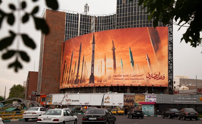 Tehran,-,May,?3,,?2024,,A,Billboard,To,Show,Iran's