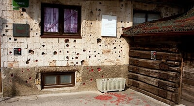 Sarajevo,,Bosnia,And,Herzegovina,-,July,27:,Sarajevo,Rose,(commemorating