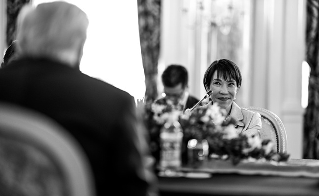 Akasaka,Palace,In,Tokyo,,Japan.,October,28,,2025,President,Donald