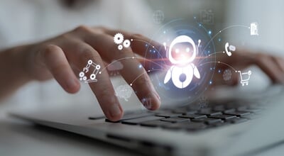 Ai,Assistant,Connects,Services,For,Automation,,Support,And,Commerce,,Linking