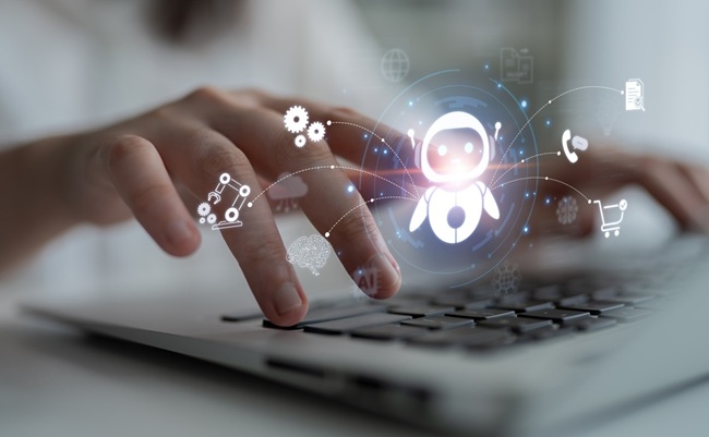 Ai,Assistant,Connects,Services,For,Automation,,Support,And,Commerce,,Linking