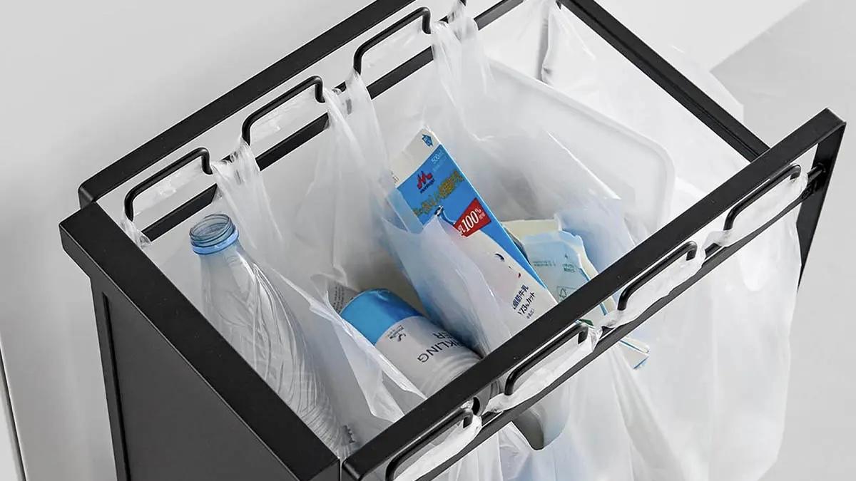 山崎実業の「ダストワゴン」から4つに分別できる新作が登場！ 狭い