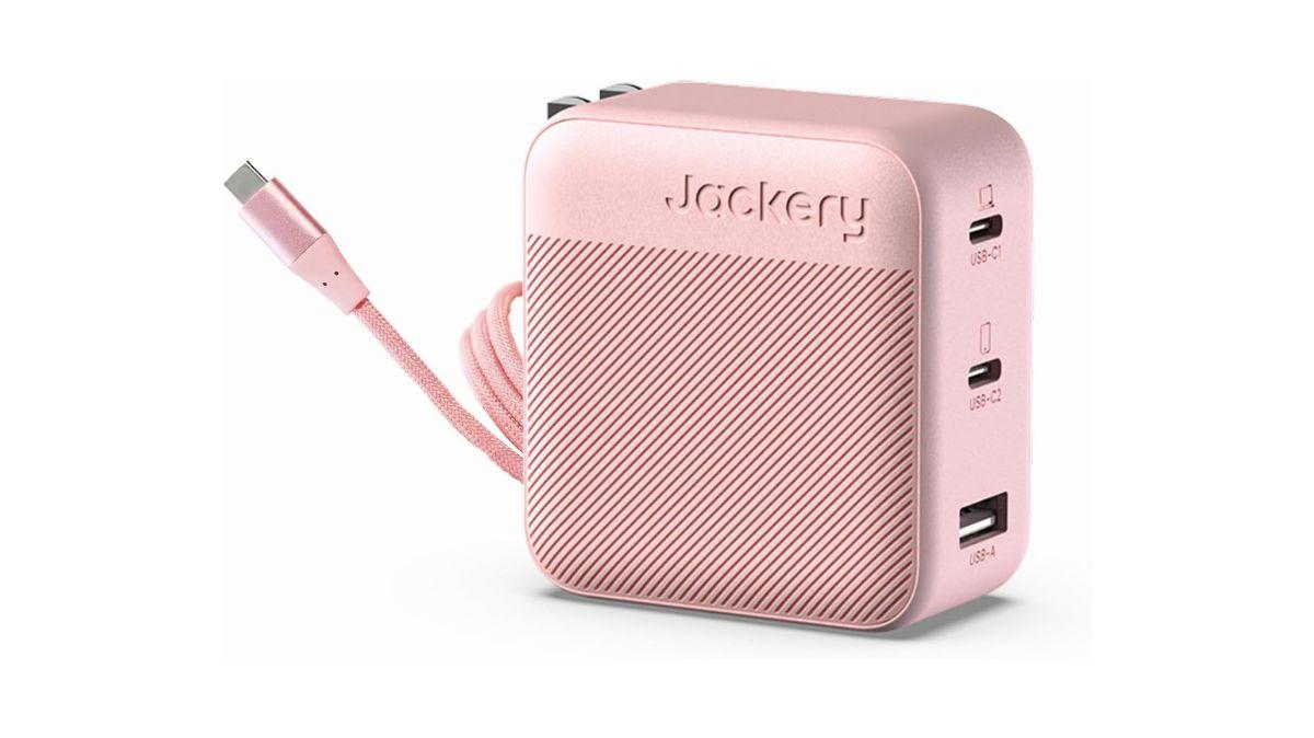 充電器セットレア 美品 キュート カワイイ ドコモ P-05C ピンク ワンセグ GW旅行の必需品は、Jackeryの「ハイパワー・コンパクト・桜色」な強