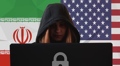 Woman,Hacker,Data,Breach,Iran,Vs,U.s.a,Cyber,War