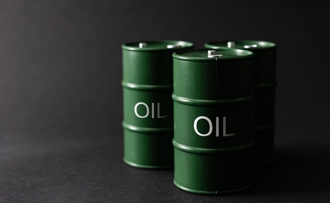 Green,Oil,Tin,Barrels,On,Black,Background