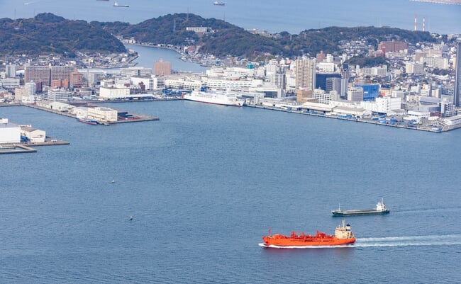 The,Beautiful,Kanmon,Strait,That,Separates,Honshu,And,Kyushu