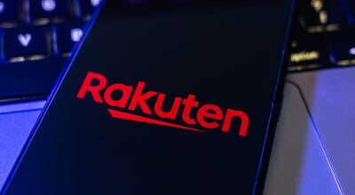 London,,Uk,,06.03.2025:,Rakuten,E-commerce,Marketplace,Logo,On,The,Phone