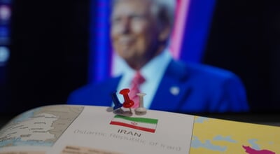 Bosnia,And,Hercegovina,,Travnik,,13.01.2025:,Concept,Of,America,And,Iran